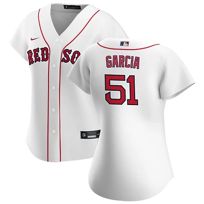 Jhostynxon Garcia Women's Nike White Boston Red Sox Home Replica Custom Jersey