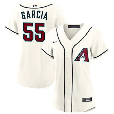 Brandyn Garcia Women's Nike  Cream Arizona Diamondbacks Home Custom Replica 2.0 Jersey