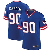 Elijah Garcia Men's Nike Royal New York Giants Classic Custom Game Jersey