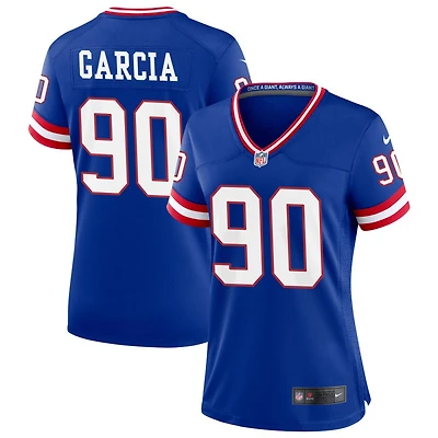 Elijah Garcia Women's Nike Royal New York Giants Classic Custom Game Jersey