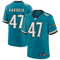 Dennis Gardeck Men's Nike Teal Jacksonville Jaguars Prowler Throwback Custom Game Jersey