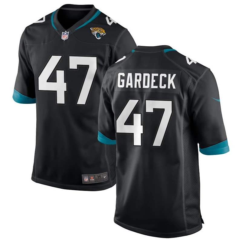 Dennis Gardeck Men's Nike Black Jacksonville Jaguars Custom Game Jersey