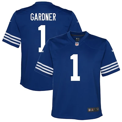 Sauce Gardner Youth Nike Royal Indianapolis Colts Alternate Custom Game Jersey