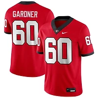 Beau Gardner Men's Nike Red Georgia Bulldogs NIL Pick-A-Player Game Jersey