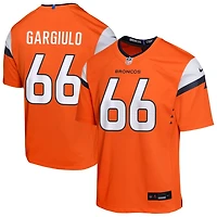 Nick Gargiulo Youth Nike  Orange Denver Broncos Mile High Collection Custom Game Jersey