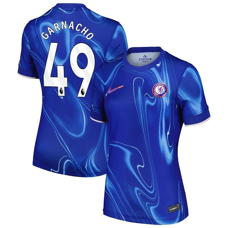 Alejandro Garnacho Women's Nike Blue Chelsea 2024/25 Home Custom Replica Jersey