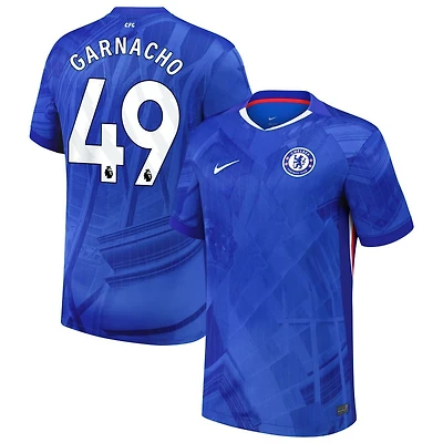 Alejandro Garnacho Men's Nike  Blue Chelsea 2025/26 Home Replica Custom Jersey
