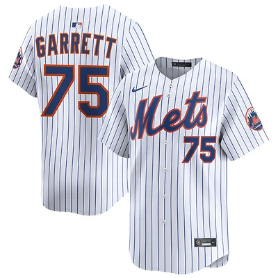 Reed Garrett Men's Nike White New York Mets Home Limited Custom Jersey