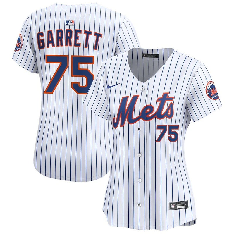 Reed Garrett Women's Nike White New York Mets Home Limited Custom Jersey