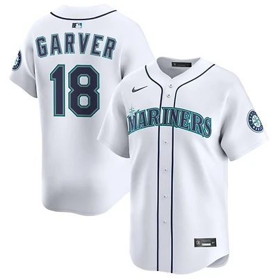 Mitch Garver Men's Nike White Seattle Mariners Home Limited Custom Jersey
