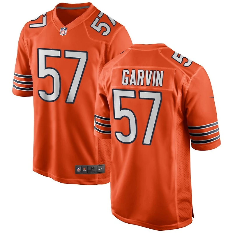 Jonathan Garvin Men's Nike Orange Chicago Bears Alternate Custom Game Jersey