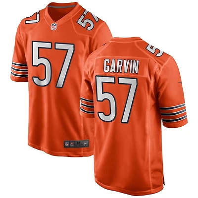 Jonathan Garvin Men's Nike Orange Chicago Bears Alternate Custom Game Jersey