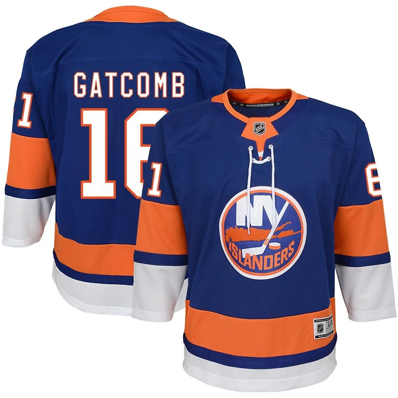 Marc Gatcomb Youth Blue New York Islanders Home Premier Custom Jersey