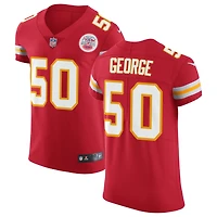 Brandon George Men's Nike Red Kansas City Chiefs Vapor Untouchable Custom Elite Jersey