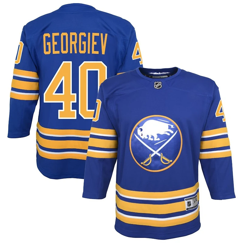 Alexandar Georgiev Youth Royal Buffalo Sabres Home Custom Premier Jersey