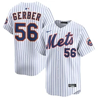 Joey Gerber Men's Nike White New York Mets Home Limited Custom Jersey