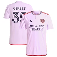 Joran Gerbet Men's adidas  Purple Orlando City SC 2024 Legacy Kit Replica Custom Jersey