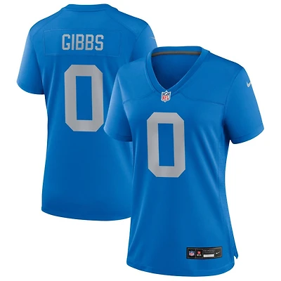 Jahmyr Gibbs Women's Nike Blue Detroit Lions Alternate Custom Game Jersey