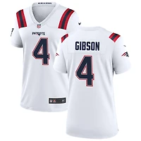 Antonio Gibson Women's Nike New England Patriots White Custom Game Jersey