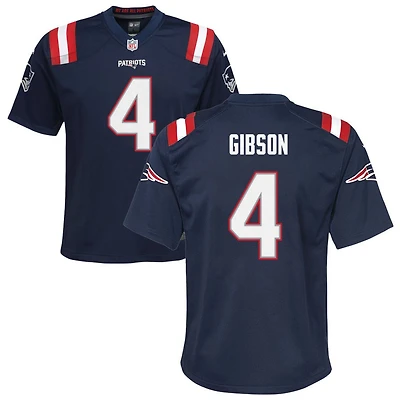Antonio Gibson Youth Nike Navy New England Patriots Custom Game Jersey