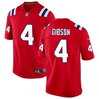 Antonio Gibson Men's Nike Red New England Patriots Alternate Custom Jersey