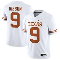 Jerrick Gibson Men's Nike White Texas Longhorns NIL Pick-A-Player Game Jersey
