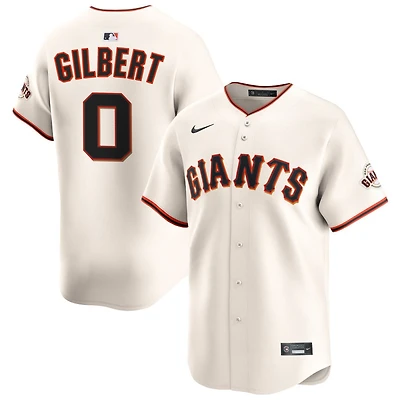 Drew Gilbert Men's Nike Cream San Francisco Giants Home Limited Custom Jersey