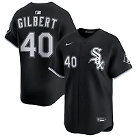 Tyler Gilbert Men's Nike Black Chicago White Sox Alternate Limited Custom Jersey