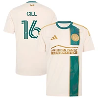 Adrian Gill Men's adidas  Tan Atlanta United FC 2026 Spirit of '96 Replica Custom Jersey