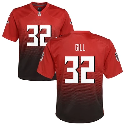 Trenton Gill Youth Nike Red Atlanta Falcons Alternate Custom Game Jersey
