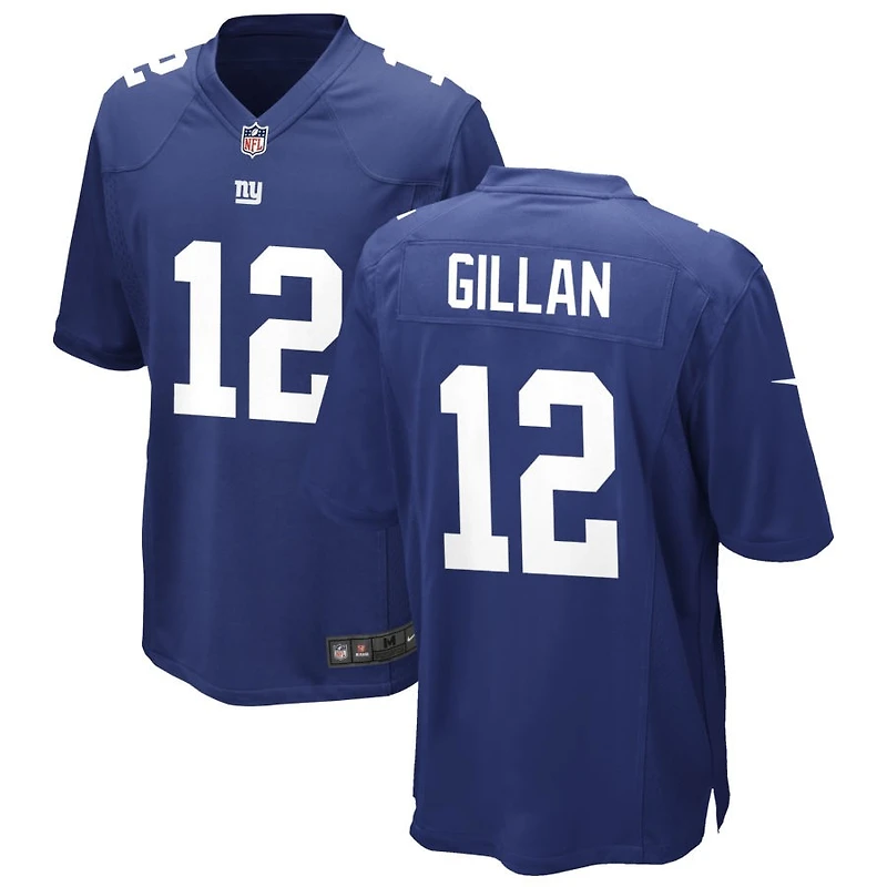 Jamie Gillan Men's Nike Royal New York Giants Custom Game Jersey