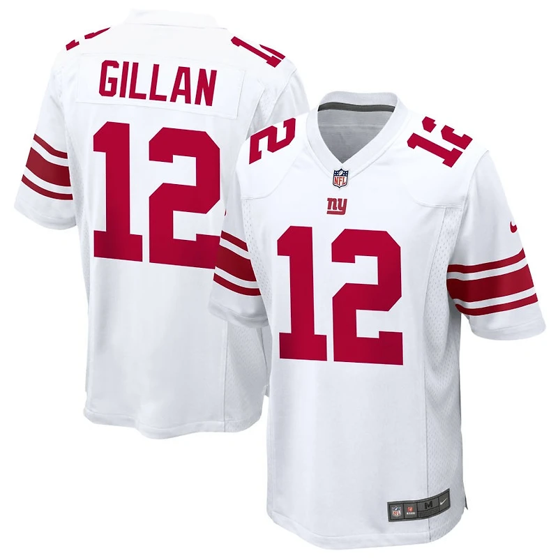 Jamie Gillan Men's Nike White New York Giants Custom Game Jersey