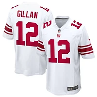 Jamie Gillan Men's Nike White New York Giants Custom Game Jersey