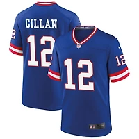 Jamie Gillan Men's Nike Royal New York Giants Classic Custom Game Jersey