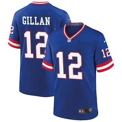 Jamie Gillan Men's Nike Royal New York Giants Classic Custom Game Jersey