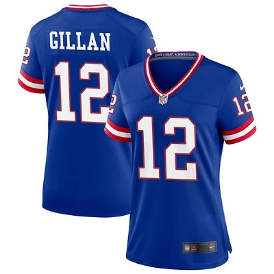 Jamie Gillan Women's Nike Royal New York Giants Classic Custom Game Jersey
