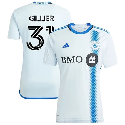 Thomas Gillier Men's adidas  Light Blue CF Montreal 2024 La Main Replica Custom Jersey