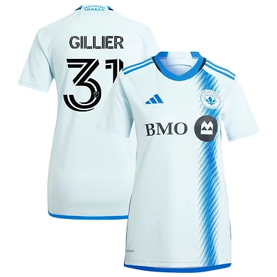 Thomas Gillier Women's adidas Light Blue CF Montreal 2024 La Main Replica Custom Jersey