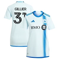 Thomas Gillier Women's adidas  Light Blue CF Montreal 2024 La Main Replica Custom Jersey