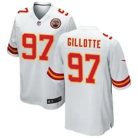 Ashton Gillotte Men's Nike White Kansas City Chiefs Custom Game Jersey