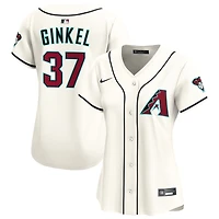 Kevin Ginkel Women's Nike  Cream Arizona Diamondbacks Home Limited Custom Jersey