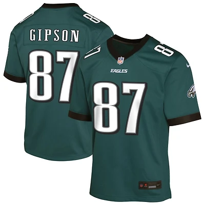 Xavier Gipson Youth Nike Midnight Green Philadelphia Eagles Custom Game Jersey