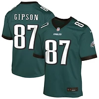Xavier Gipson Youth Nike Midnight Green Philadelphia Eagles Custom Game Jersey
