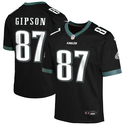 Xavier Gipson Youth Nike Black Philadelphia Eagles Alternate Custom Game Jersey