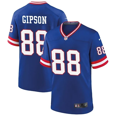 Xavier Gipson Men's Nike Royal New York Giants Classic Custom Game Jersey
