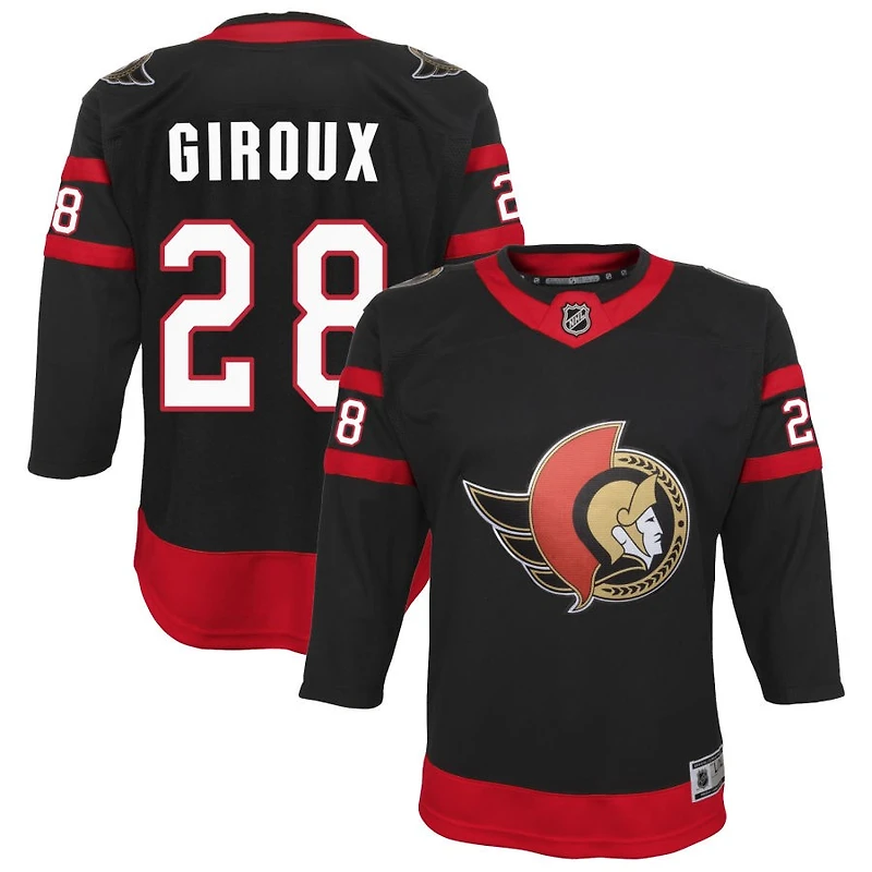 Claude Giroux Youth Black Ottawa Senators Home Custom Premier Jersey