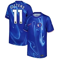 Jamie Gittens Youth Nike Blue Chelsea 2024/25 Home Custom Replica Jersey