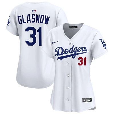 Tyler Glasnow Women's Nike White Los Angeles Dodgers Home Limited Custom Jersey