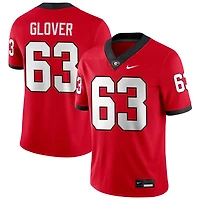 Dontrell Glover Men's Nike Red Georgia Bulldogs NIL Pick-A-Player Game Jersey