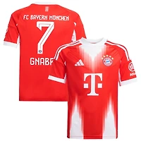 Serge Gnabry Youth adidas Red Bayern Munich 2025/26 Home Replica Custom Jersey